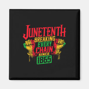 Kids Juneteenth Women Breaking Every Chain Since 1 Magnet