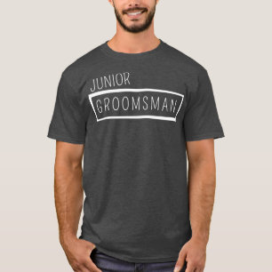 Kids Junior Groomsman Wedding Party Bachelor Party T-Shirt
