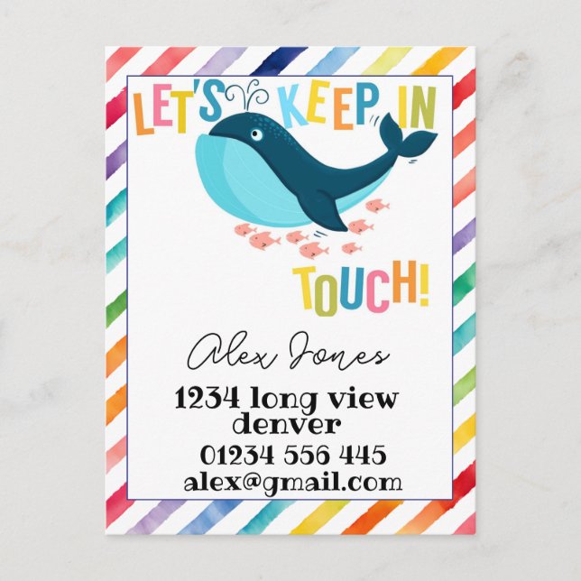 KIds keep in touch KIT Postcard (Front)