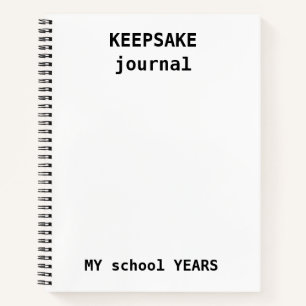  Kids Keepsake Journal - School Year Memory
