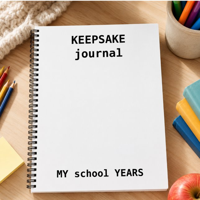  Kids Keepsake Journal - School Year Memory (Kids Keepsake Journal - School Year Memory)
