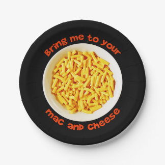 Kids Kids Bring Me To Your Mac And Cheese Yummy Paper Plate