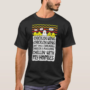 Kids Kids Chicken Wing Chicken Wing Hot Dog And Bo T-Shirt