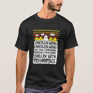 Kids Kids Chicken Wing Chicken Wing Hot Dog And Bo T-Shirt