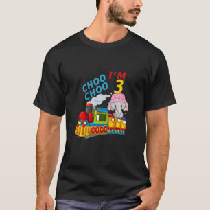 Kids Kids Choo Choo 3th Birthday Train Party Boy G T-Shirt