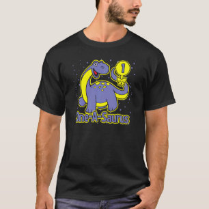 Kids Kids Cute 1st Birthday Brontosaurus Dinosaur T-Shirt