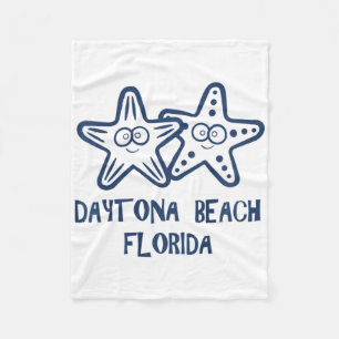Kids Kids Cute Daytona Beach Florida Vacation  Fleece Blanket