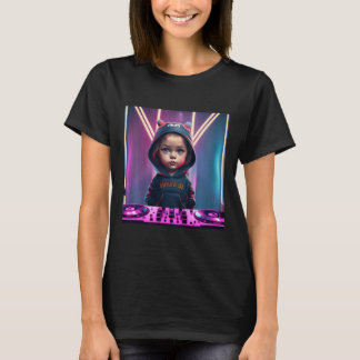 Kids Kids DJ Disc Jockey Fun Children's EDM Christ T-Shirt
