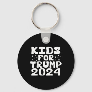 Kids Kids For Trump Election 2024  Key Ring