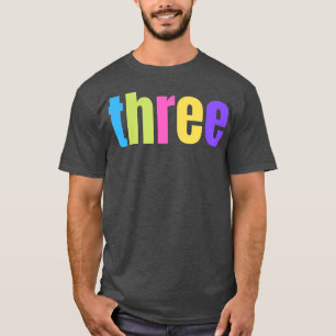Kids Kids Girl Three Year Old 3rd Birthday Toddler T-Shirt
