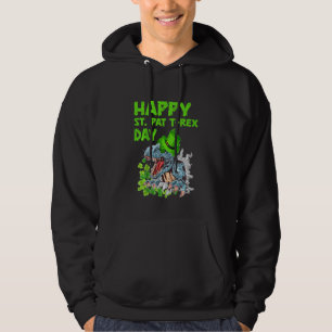 Kids Kids Happy Patrick T Rex Humour Toddler Boys  Hoodie