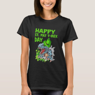 Kids Kids Happy Patrick T Rex Humour Toddler Boys T-Shirt