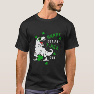 Kids Kids Happy St Pat Trex Day Dino St.Patricks D T-Shirt