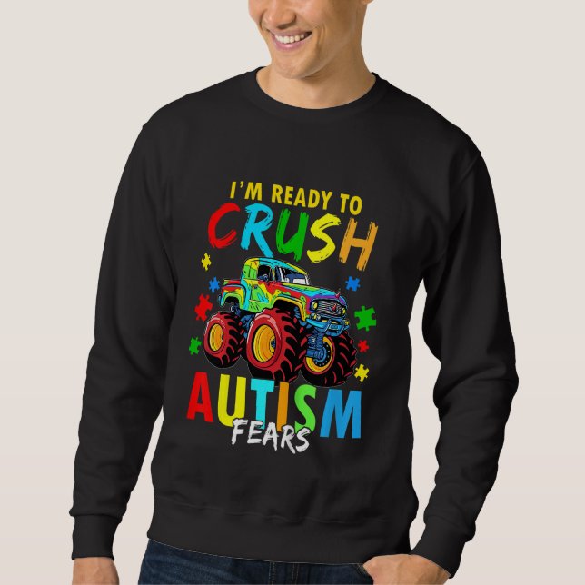 Kids Kids Monster Truck Autism Awareness Tee Mom S (Front)