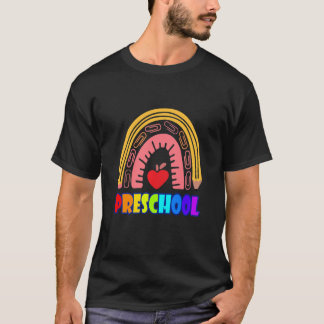 Kids Kids Pencil Rainbow Preschool Back To School  T-Shirt