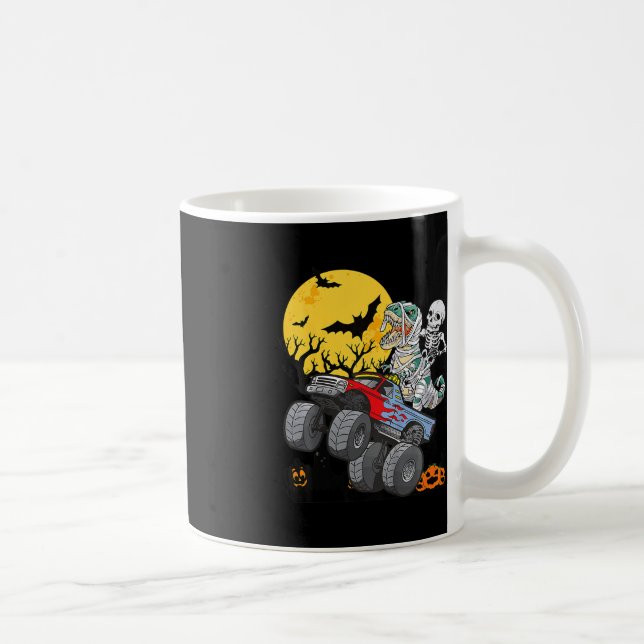 Kids Kids Skeleton Monster Truck Moon Candy Toddle Coffee Mug (Right)
