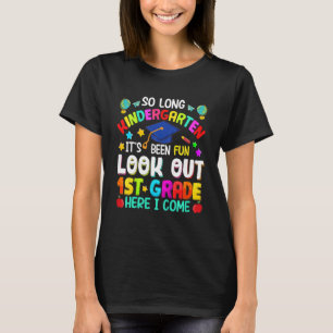 Kids Kids So Long Kindergarten 1st Grade Here I Co T-Shirt