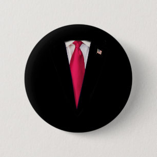 Kids Kid's Trump Halloween Costume 6 Cm Round Badge