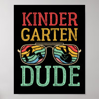 Kids Kindergarten Dude Kids First Day Of Kindergar