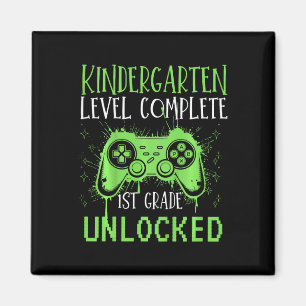 Kids Kindergarten Level Complete 1st Grade Unlocke Magnet