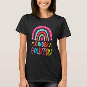 Kids Kindergarten Rainbow First Day Of School Teac T-Shirt