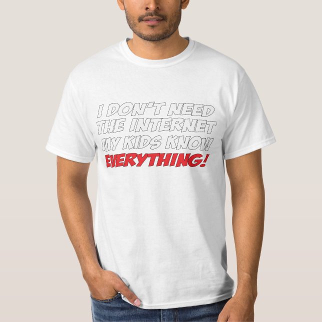 KIDS KNOW VALUE SHIRT (Front)