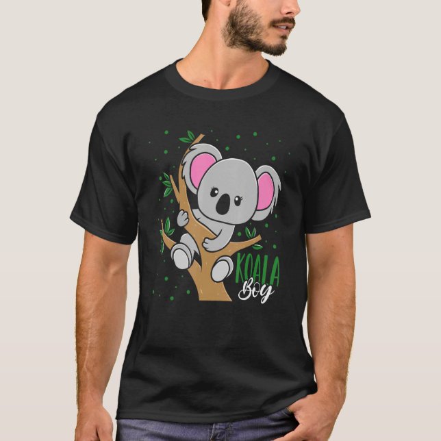 Kids  Koala Bear Boy T-Shirt (Front)