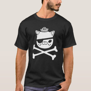 Kids Kwazii Cute Pirate Cat Kids T-Shirt