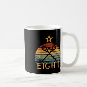 Kids Lacrosse Birthday 8 Year Old Lacrosse 8th Bir Coffee Mug