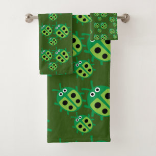Kids ladybird Ladybug Bath Towel Set