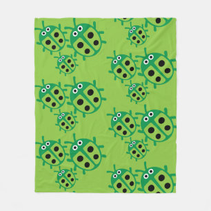Kids ladybird Ladybug Fleece Blanket