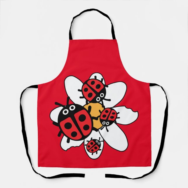 Kids ladybug apron (Front)