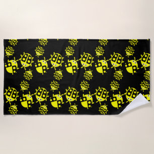 Kids ladybug  beach towel
