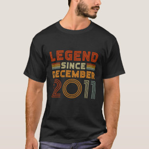 Kids Legend Since December 2011 Boys Girls Vintage T-Shirt