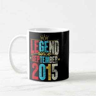 Kids Legend Since September 2015 Bday Gifts 7th Coffee Mug