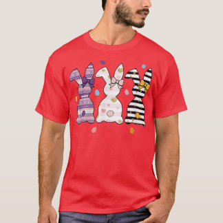 Kids Leopard Cheetah Plaid Bunny Rabbit Funny East T-Shirt