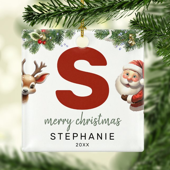 Kids Letter S Monogram Christmas Tree  Metal Tree Decoration (Creator Uploaded)
