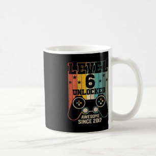 Kids Level 6 Unlocked Awesome 2017 Boy Video Game Coffee Mug