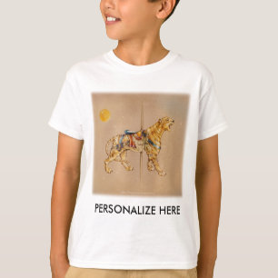 Kid's Light Tees - Carousel Tiger