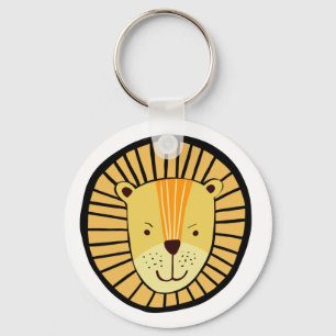Kids Lion Jungle Animal Key Ring