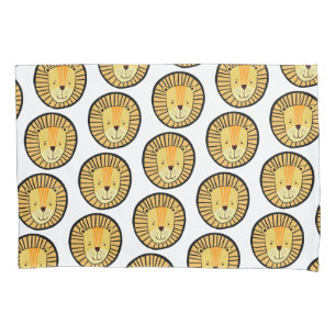 Kids Lion Jungle Animal Pattern Pillowcase