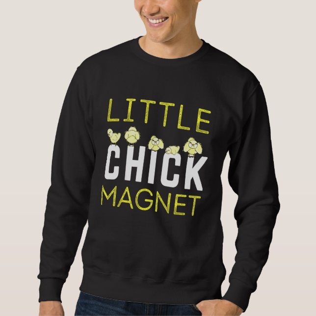 Kids Little Chick Magnet Spring Summer Farm Boy Bo Sweatshirt (Front)