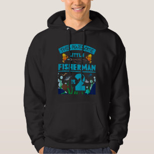 Kids Little Fisherman Is Now 2 Fishing Sea 2nd Bir Hoodie