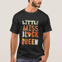 Kids Little Miss Black Queen Melanin Brown Skin Gi