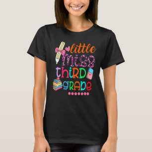 Kids Little Miss First 3rd Grade Back To School Gi T-Shirt
