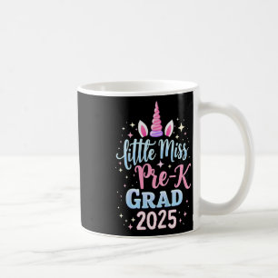 Kids Little Miss Pre-k Grad Preschool Girls Prek G Coffee Mug
