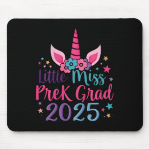 Kids Little Miss Pre-k Grad Preschool Girls Prek G Mouse Pad