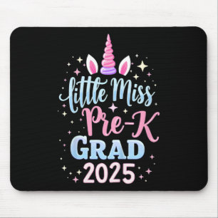 Kids Little Miss Pre-k Grad Preschool Girls Prek G Mouse Pad