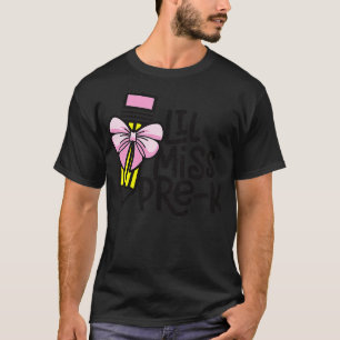 Kids Little Miss PreK Back to School Pre Kindergar T-Shirt