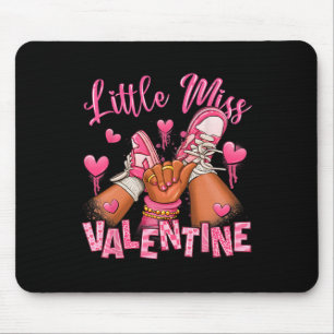 Kids Little Miss Valentine Afro Sneakers Valentine Mouse Pad